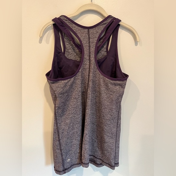 92. Lululemon Inspiration Tank Purple Size 12 - Picture 6 of 14